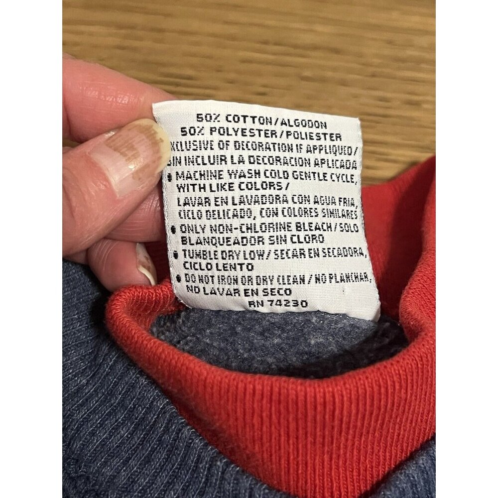 Vintage Gopher Sport Mock Neck Sweatshirt Women's Large Purple‎ Farm Embroidery - Picture 8 of 15